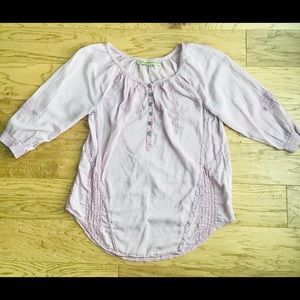 Nine West Vintage America Jeans Lavender Top